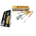 Bamboo BBQ Tool Box Set